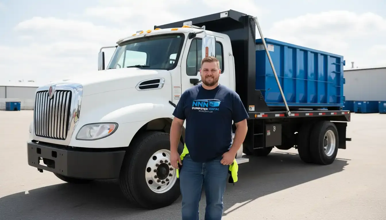 Roll-off dumpster rental in Bolingbrook, IL delivered by NNN Dumpster Rental Naperville